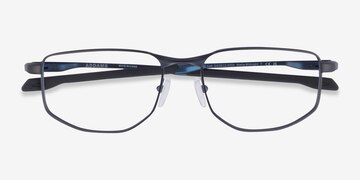 Matte Dark Blue Oakley Addams -  Metal Eyeglasses