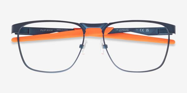 Navy Oakley Flip Kick -  Metal Eyeglasses