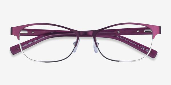 Shiny Purple Silver Armani Exchange AX1010 -  Métal Lunettes de vue