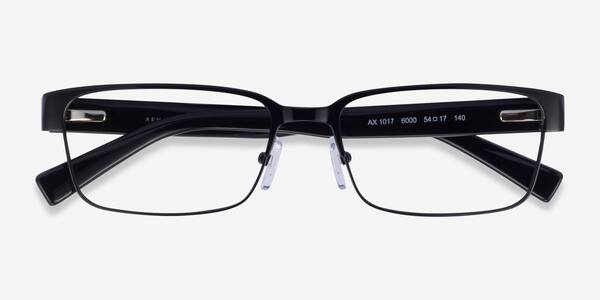 Shiny Black Armani Exchange AX1017 -  Metal Eyeglasses