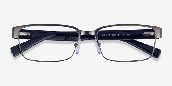 Matte Gunmetal Armani Exchange AX1017 -  Metal Eyeglasses