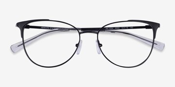 Shiny Black Armani Exchange AX1034 -  Metal Eyeglasses