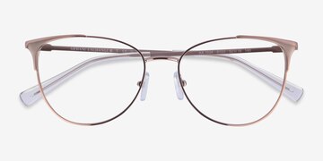 Shiny Rose Gold Armani Exchange AX1034 -  Metal Eyeglasses