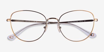 Shiny Rose Gold Coach HC5137 -  Metal Eyeglasses