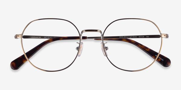 Shiny Light Gold Coach HC5141 -  Metal Eyeglasses