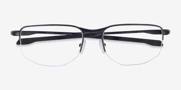 Satin Black Oakley Addams 0.5 -  Metal Eyeglasses
