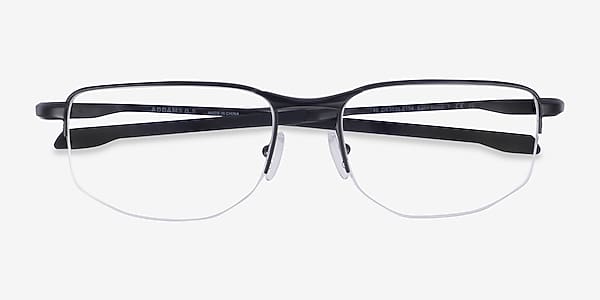 Satin Black Oakley Addams 0.5 - Metal Eyeglasses Satin Black Oakley Addams 0.5 - Metal Eyeglasses