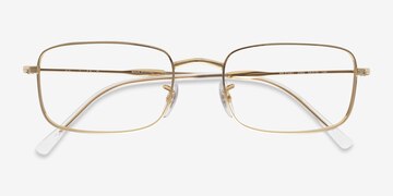 Gold Ray-Ban RB3746V -  Metal Eyeglasses