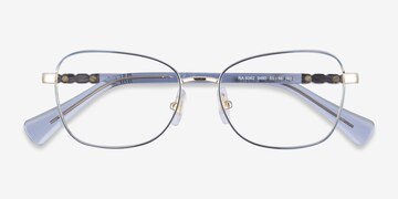 Shiny Light Blue Ralph RA6062 -  Metal Eyeglasses