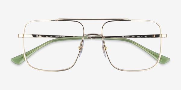 Gold Ray-Ban RB3758V -  Metal Eyeglasses