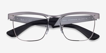 Gunmetal Ray-Ban RB3875V Wayfarer Deluxe -  Metal Eyeglasses