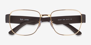 Gold Ray-Ban RB6532 Liteforce -  Metal Eyeglasses