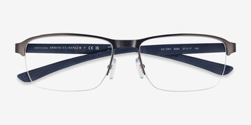 Matte Gunmetal Armani Exchange AX1061 -  Metal Eyeglasses