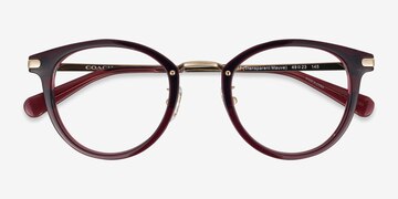 Transparent Mauve Coach HC5133D -  Metal Eyeglasses