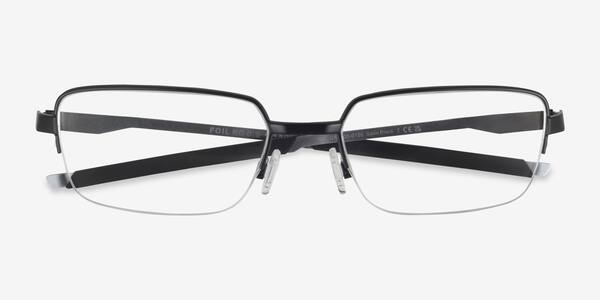 Satin Black Oakley Foil RQ 0.5 -  Metal Eyeglasses