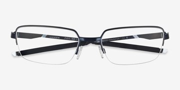 Matte Midnight Oakley Foil RQ 0.5 -  Metal Eyeglasses