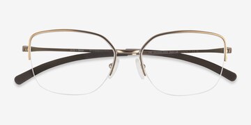 Satin Champagne Oakley Moonglow -  Metal Eyeglasses