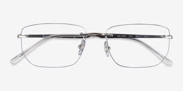 Silver Ray-Ban RB3768V -  Metal Eyeglasses