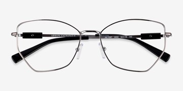 Shiny Gunmetal Armani Exchange AX1067 -  Metal Eyeglasses