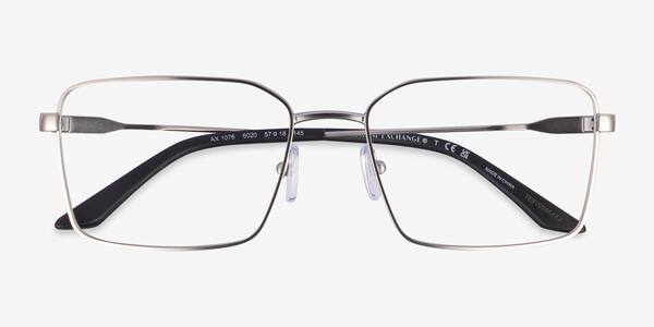 Matte Silver Armani Exchange AX1076 -  Metal Eyeglasses