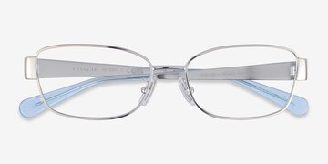 Shiny Silver Coach HC5201 -  Metal Eyeglasses