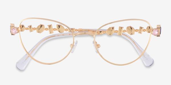 Gold Swarovski SK1024 -  Metal Eyeglasses