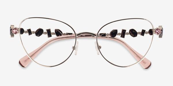 Argenté Swarovski SK1024 -  Métal Lunettes de vue