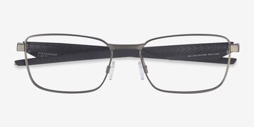 Satin Lead Oakley Steakhouse -  Metal Eyeglasses