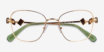 Gold Swarovski SK1025 -  Metal Eyeglasses