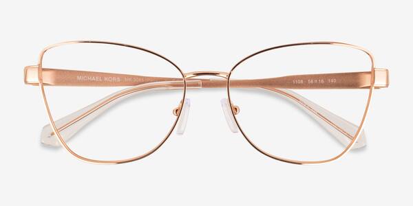 Rose Gold Michael Kors MK3085 Paris -  Metal Eyeglasses