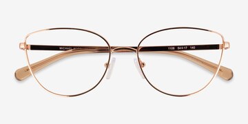 Rose Gold Michael Kors MK3030 Boena Visla -  Metal Eyeglasses