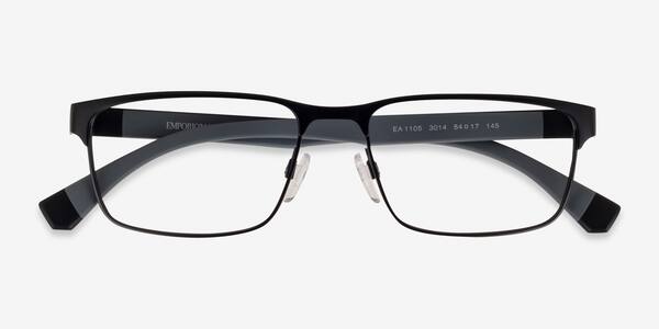 Matte Black Emporio Armani EA1105 -  Metal Eyeglasses