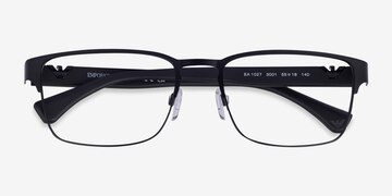Matte Black Emporio Armani EA1027 -  Metal Eyeglasses