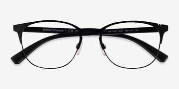 Matte Black Emporio Armani EA1059 -  Metal Eyeglasses