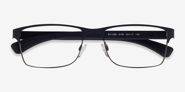 Rubber Blue Gunmetal Emporio Armani EA1052 -  Metal Eyeglasses