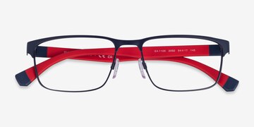Matte Blue Emporio Armani EA1105 -  Metal Eyeglasses