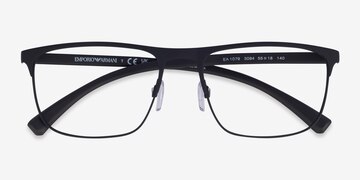 Rubber Black Emporio Armani EA1079 -  Metal Eyeglasses