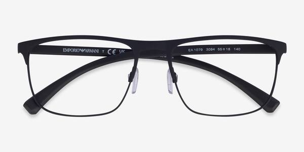 Rubber Black Emporio Armani EA1079 -  Metal Eyeglasses
