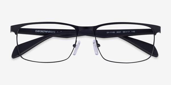 Matte Black Emporio Armani EA1149 -  Metal Eyeglasses