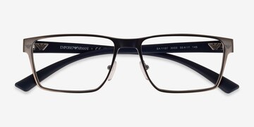 Matte Gunmetal Emporio Armani EA1157 -  Metal Eyeglasses
