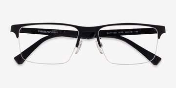 Rubber Black Emporio Armani EA1110D -  Metal Eyeglasses