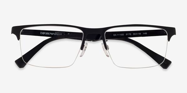 Rubber Black Emporio Armani EA1110D -  Metal Eyeglasses