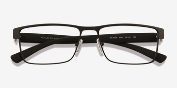 Matte Black Armani Exchange AX1078 -  Metal Eyeglasses