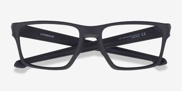 Satin Black Oakley Litebeam -  Plastique Lunettes de vue
