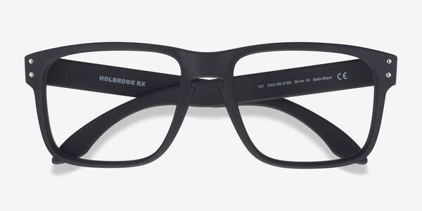 Satin Black Oakley Holbrook Rx -  Plastique Lunettes de vue