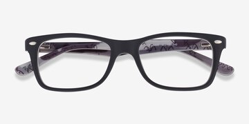 Black & Gray Ray-Ban RB5228 -  Acetate Eyeglasses