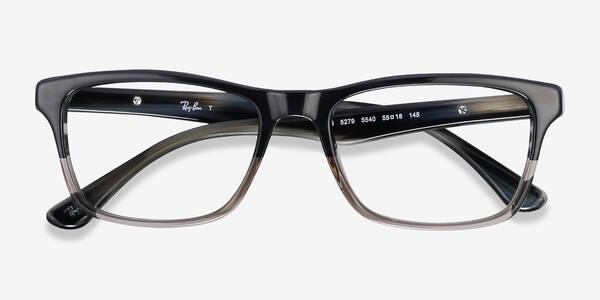 Black & Gray Ray-Ban RB5279 -  Acétate Lunettes de vue