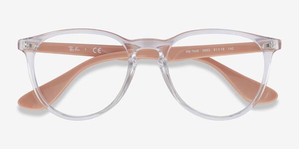 Clear & Pink Beige Ray-Ban RB7046 -  Plastic Eyeglasses