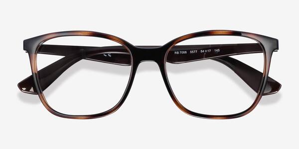 Tortoise Brown Ray-Ban RB7066 -  Plastic Eyeglasses