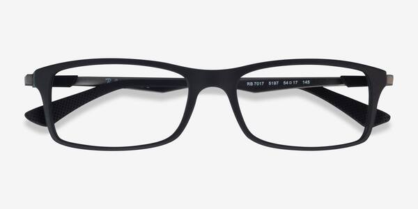 Black Green Gunmetal Ray-Ban RB7017 -  Plastique Lunettes de vue